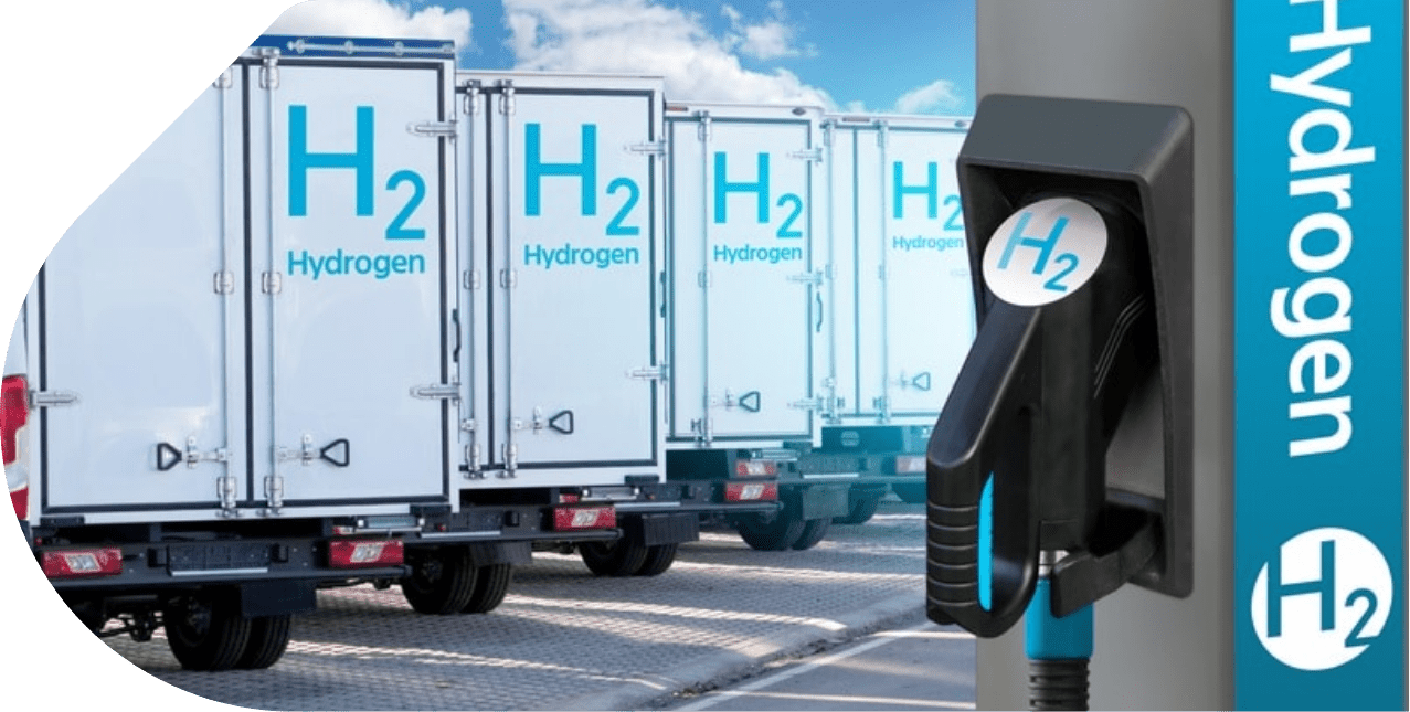 vrachtwagens op waterstof
