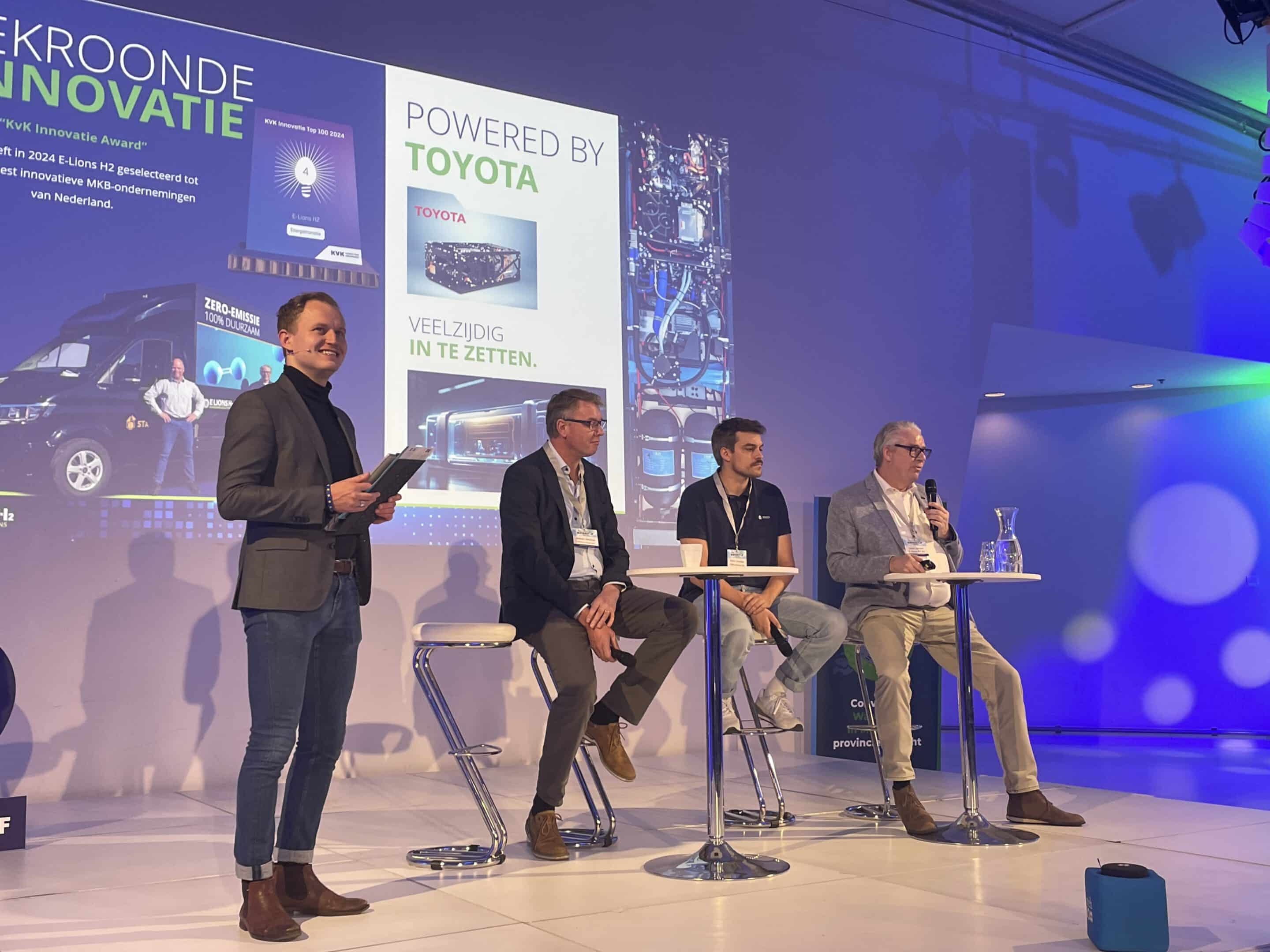 Pitch E-lions H2 Holthausen ZeppSolutions sessie transport op waterstof, waterstofcongres