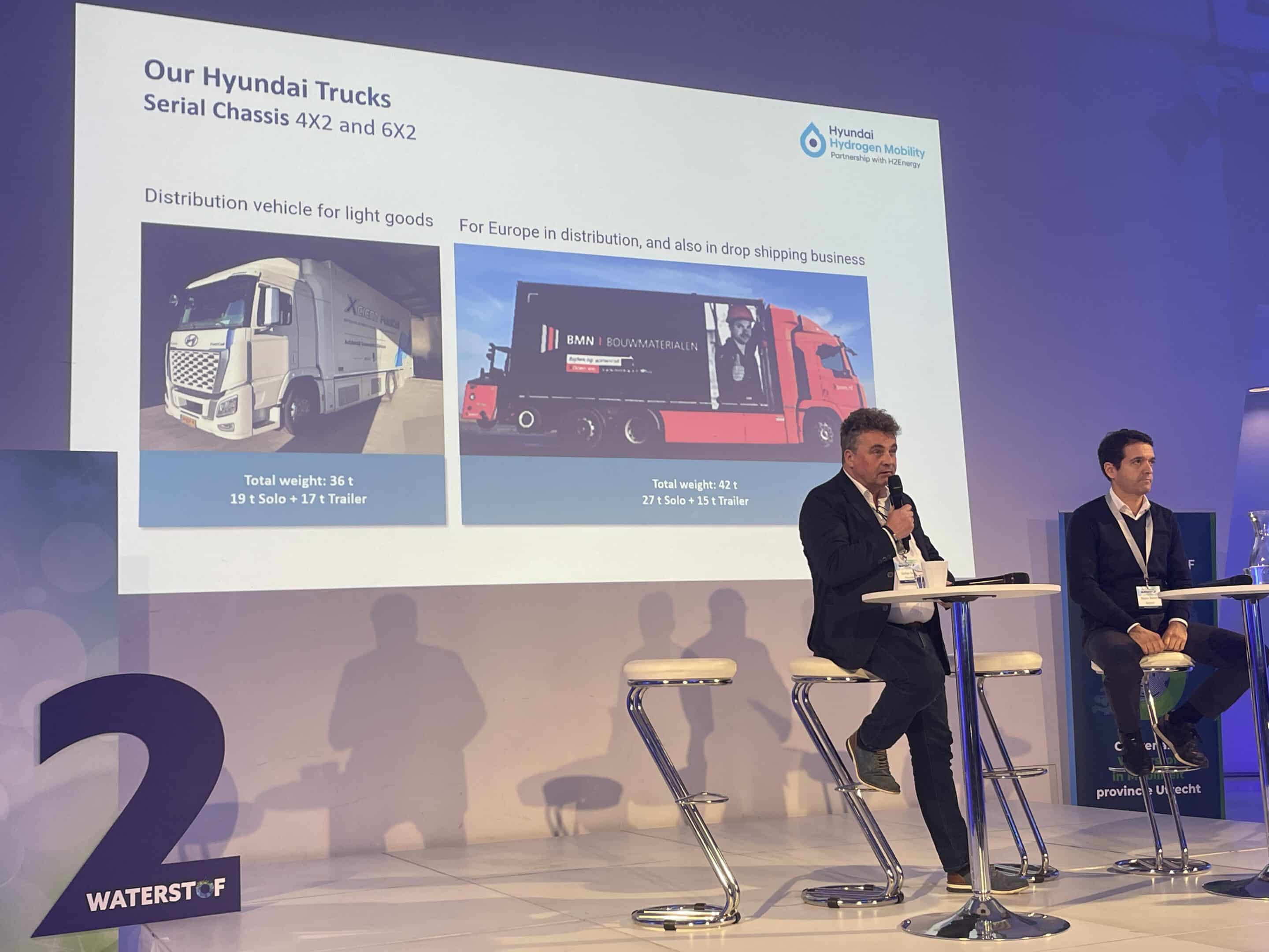 Pitch Hyundai en KEYOU bij sessie transport op waterstof, waterstofcongres