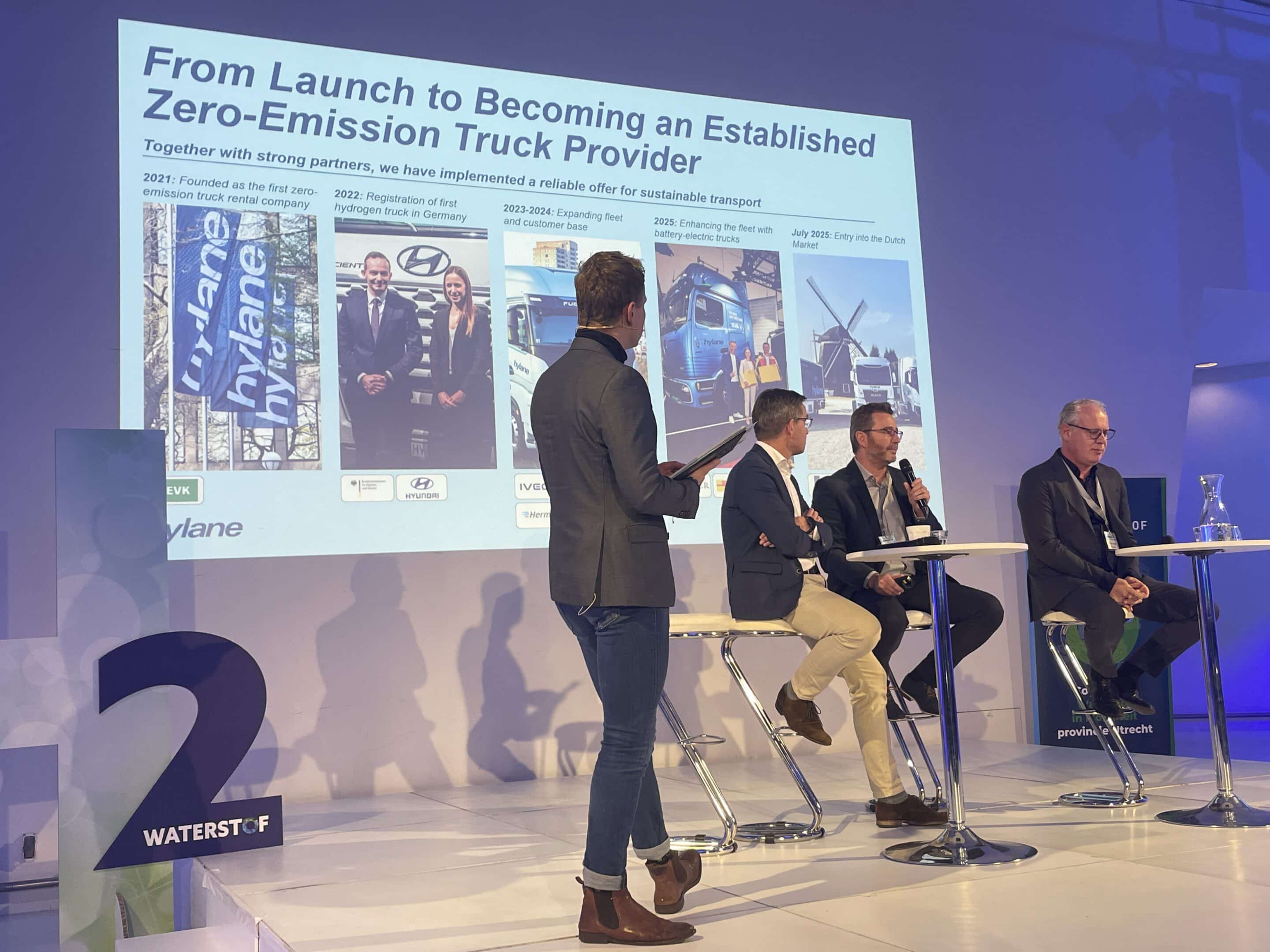 Pitch MAN, Toyota en Hylane bij sessie transport op waterstof, waterstofcongres