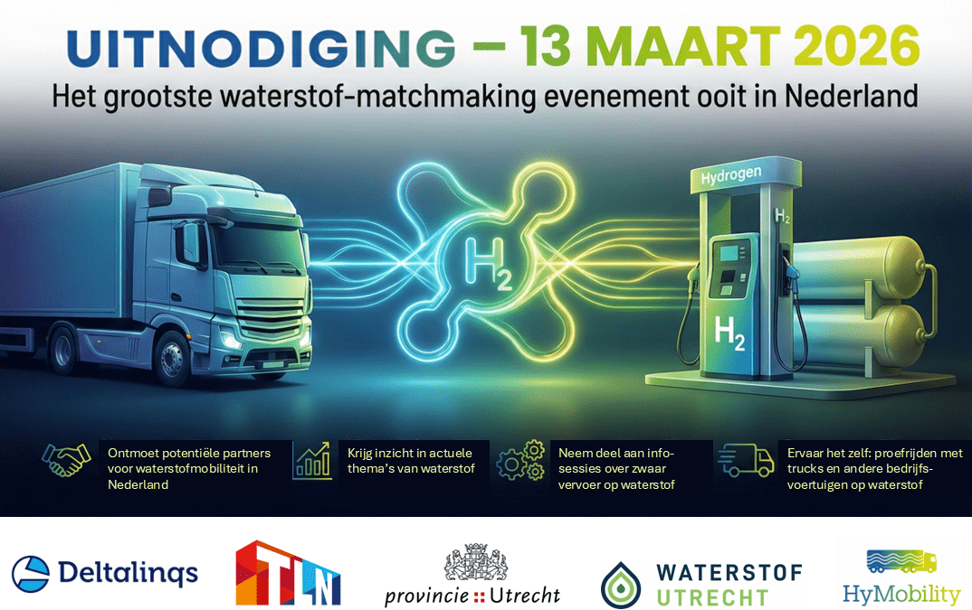 Grootste waterstof matchmaking event ooit, 13 maart 2026